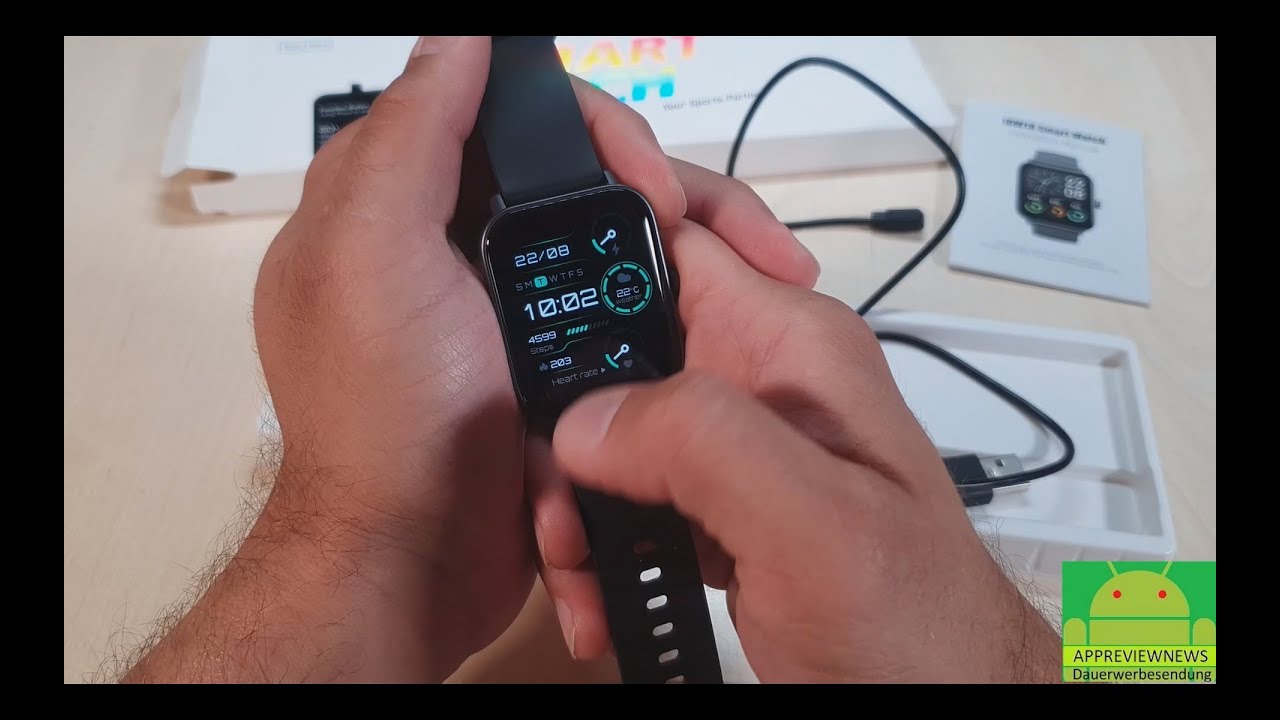 Alexa am Handgelenk die Konitee IDW19 Smartwatch mit Sprachassistent Licht eiinschalten von überall