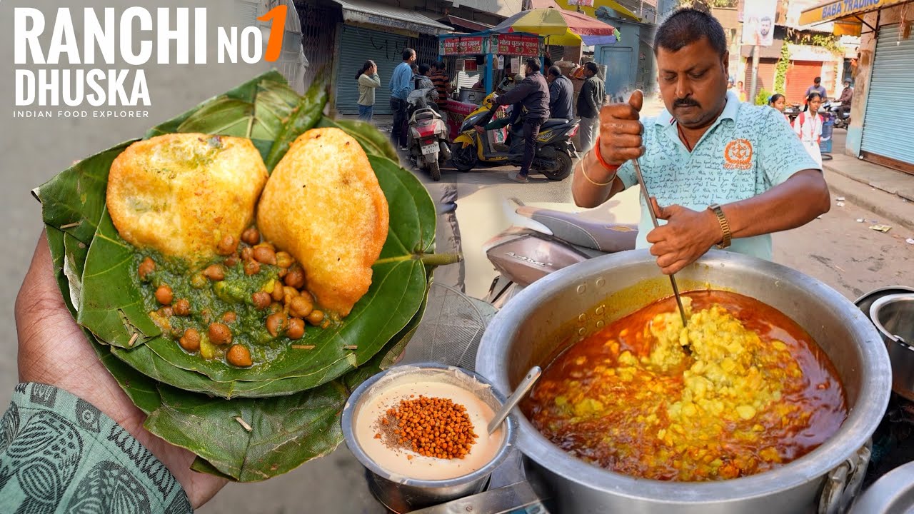 Ranchi Famous Dhuska | Chef Sanjeev Kapoor has tried it ￼ | Jharkhand Food ￼@IndianFoodExplorer 