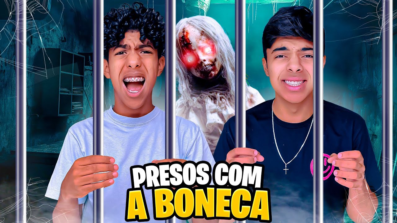 FICAMOS PRESOS POR 24H COM A BONECA MAL ASSOMBRADA! *TIVEMOS QUE FUGIR