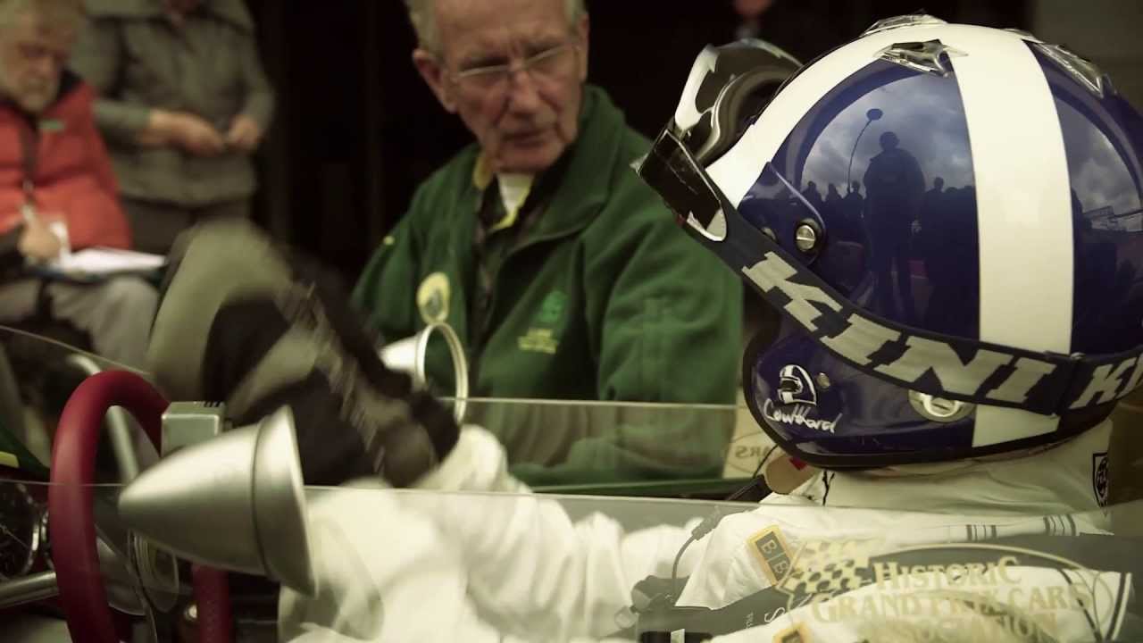 David Coulthard drives Jim Clark's Lotus 25