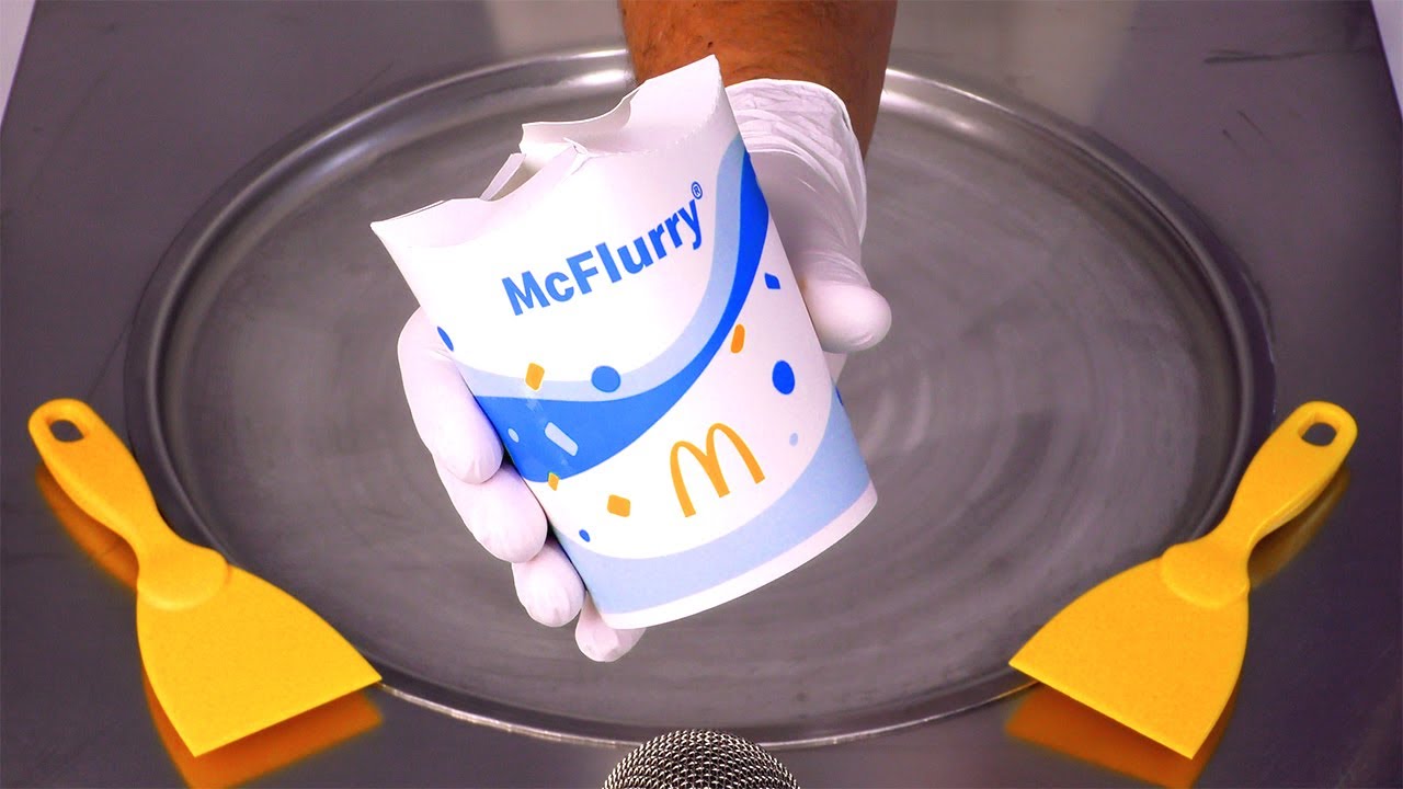 МОЙ БОГ! Превращаем McFlurry Oreo в роллы с мороженым! (АСМР)