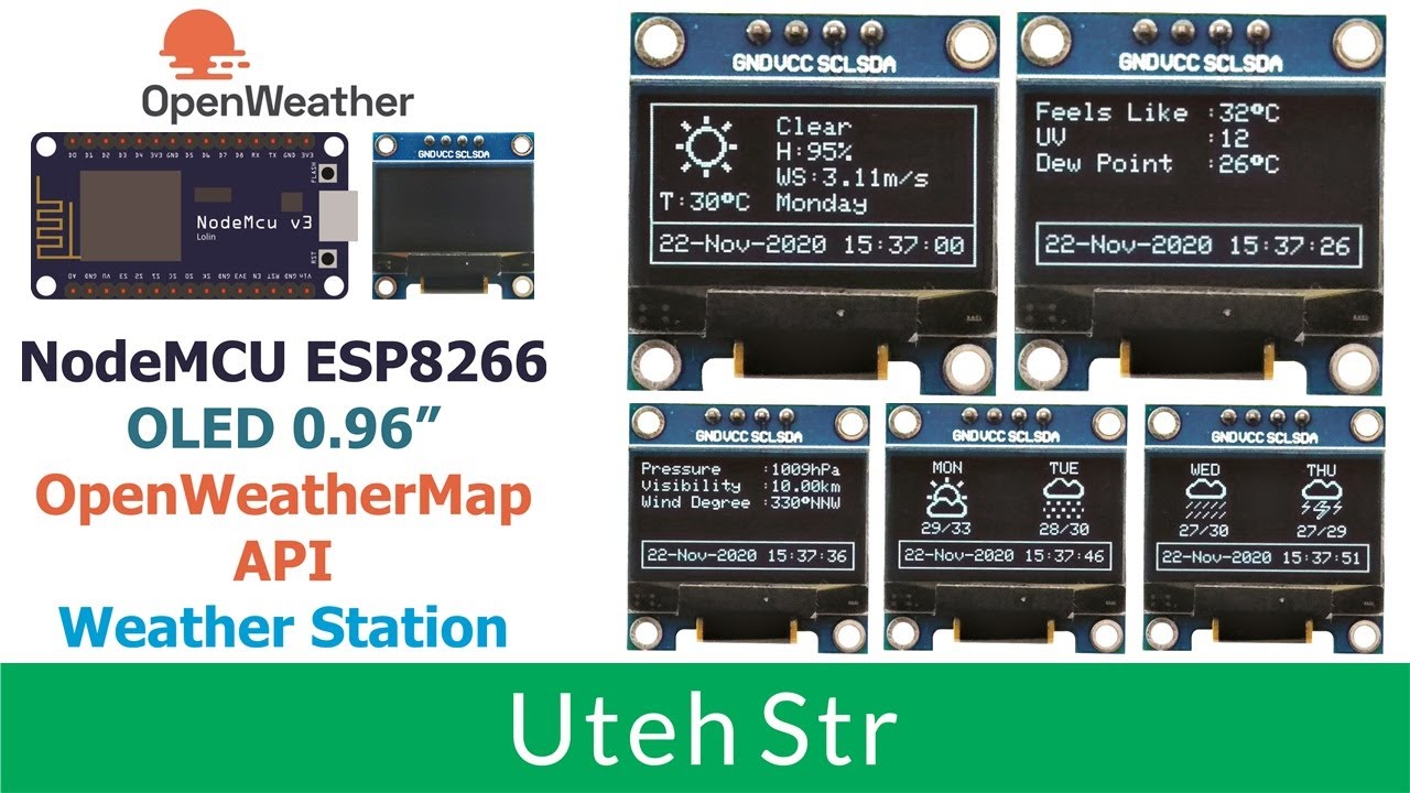 NodeMCU ESP8266 ESP12E + OLED 128x64 0.96