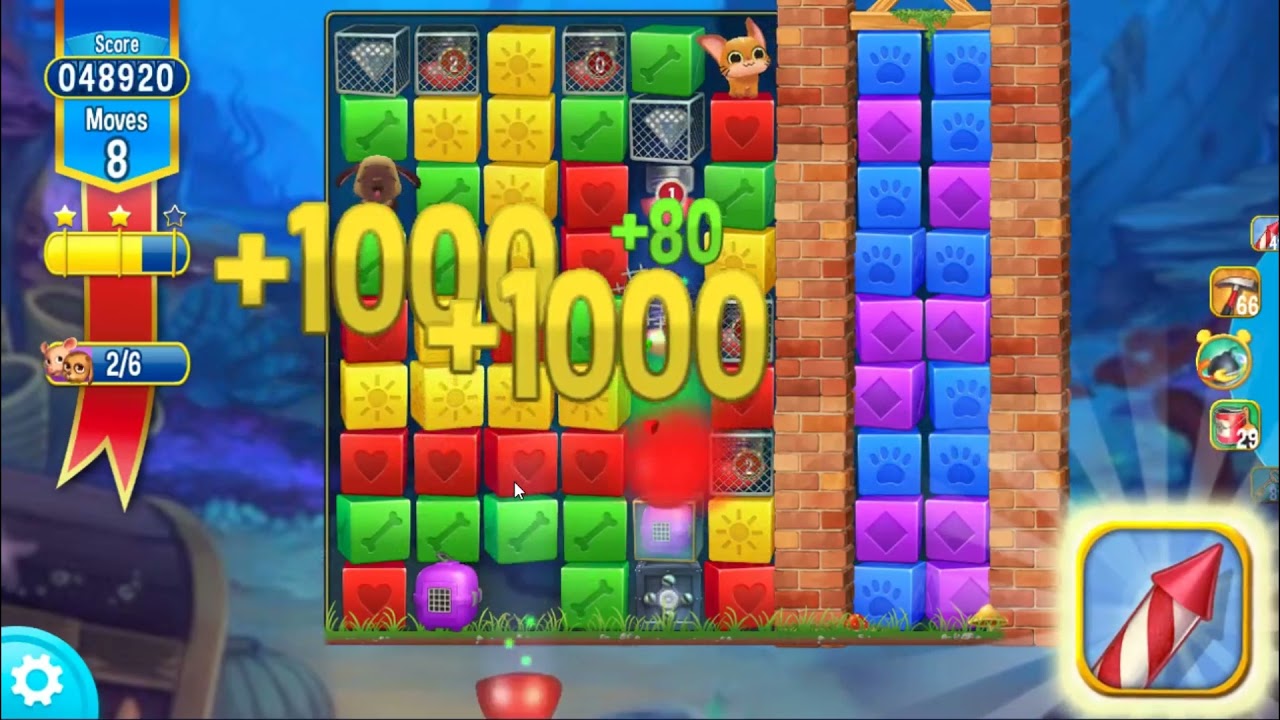 Pet Rescue Saga Level 4861 - NO BOOSTERS | SKILLGAMING ✔️