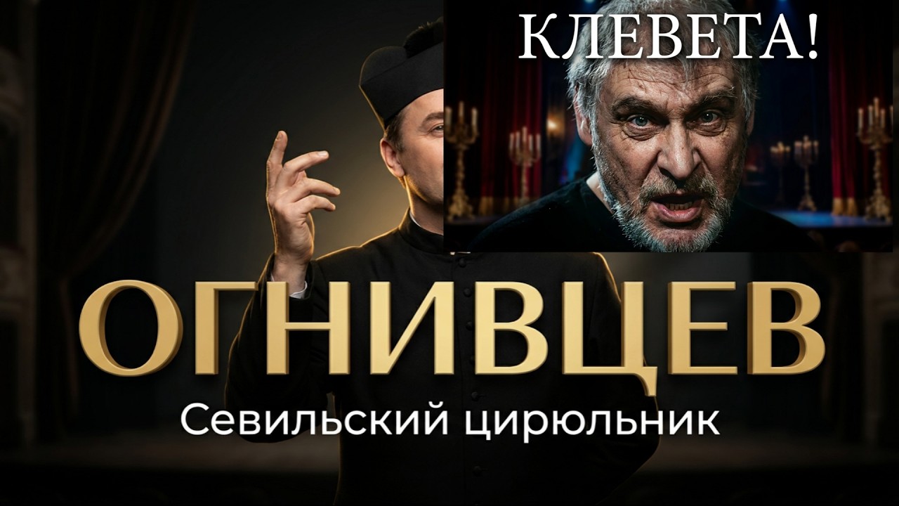 Севильский цирюльник винаж Огнивцев Дон Базилио Дж. Россини #музыка #опера