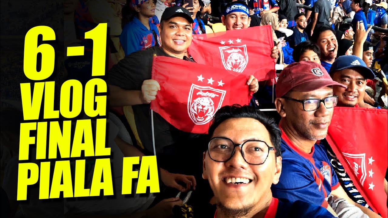 JDT BELASAH SELANGOR FC DI FINAL PIALA FA 2024-2025 - FULL VLOG