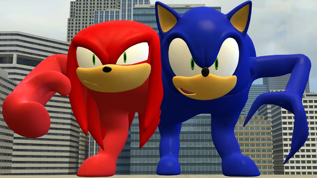 WHAT IF I BECOME NEW BOSS KNUCKLES & SONIC SMILEY'S in Garry's Mod