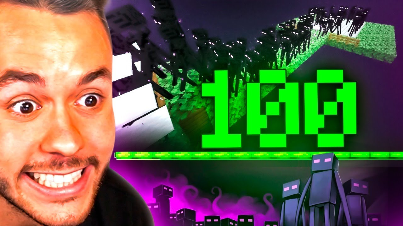ASÍ LLEGUÉ AL NIVEL 100 EN MINECRAFT *CALVALAND* - TheGrefg