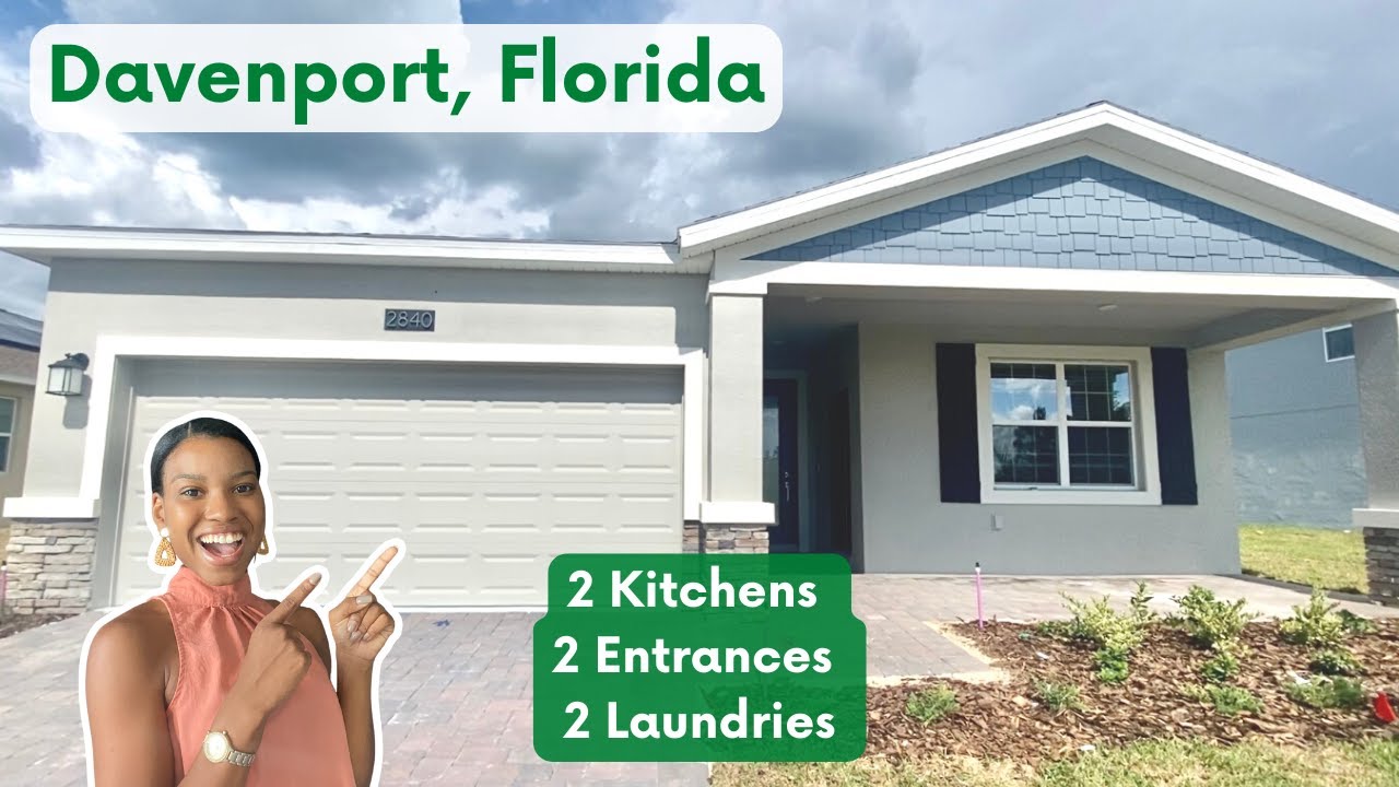 Beautiful Home With In-Law Suite in Davenport, FL | Multigenerational Home in Golf Course Community