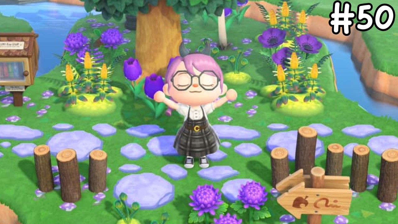 Decorating my purple island - acnh