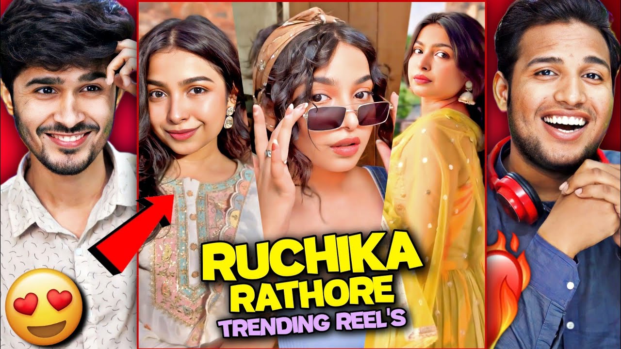 Ruchika Rathore Instagram Trending Edits + Reels Part 2 Reaction 😍🔥| V2funreacts