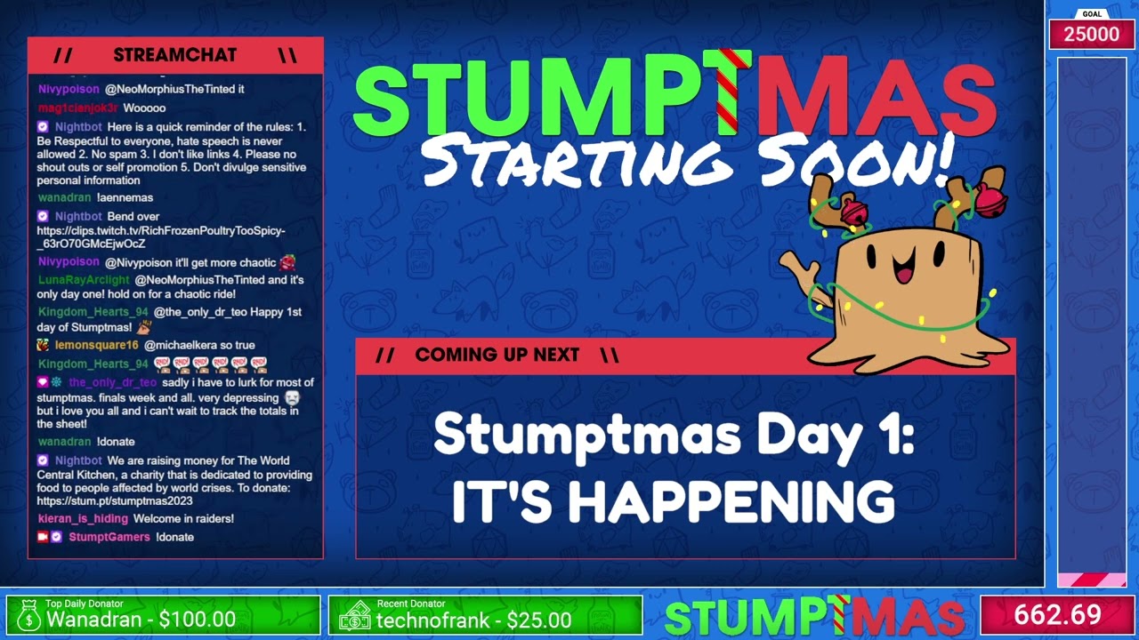 Stumptmas 2023 Day 1 - Let's Get Started