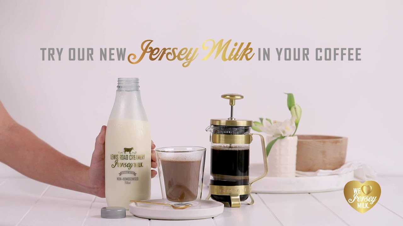 Try our new Jersey Milk in your Coffee