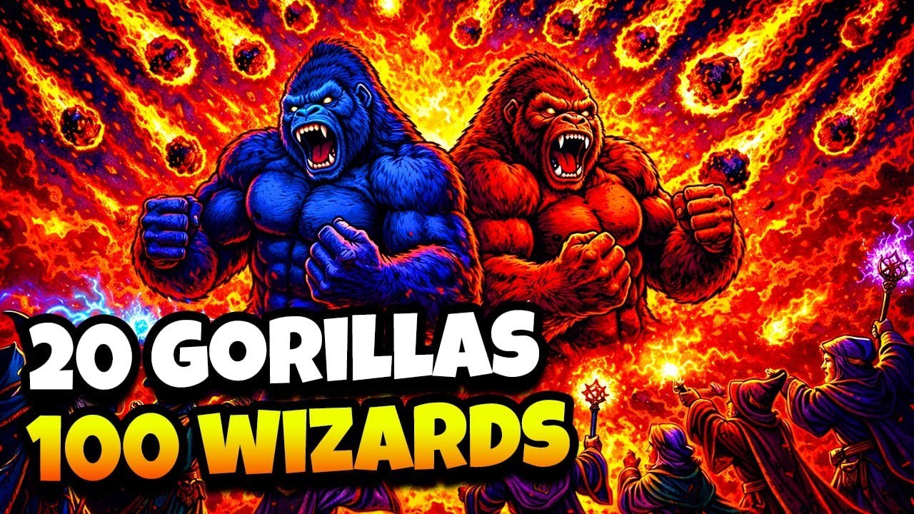 Can 100 Wizards Beat 20 Gorillas?