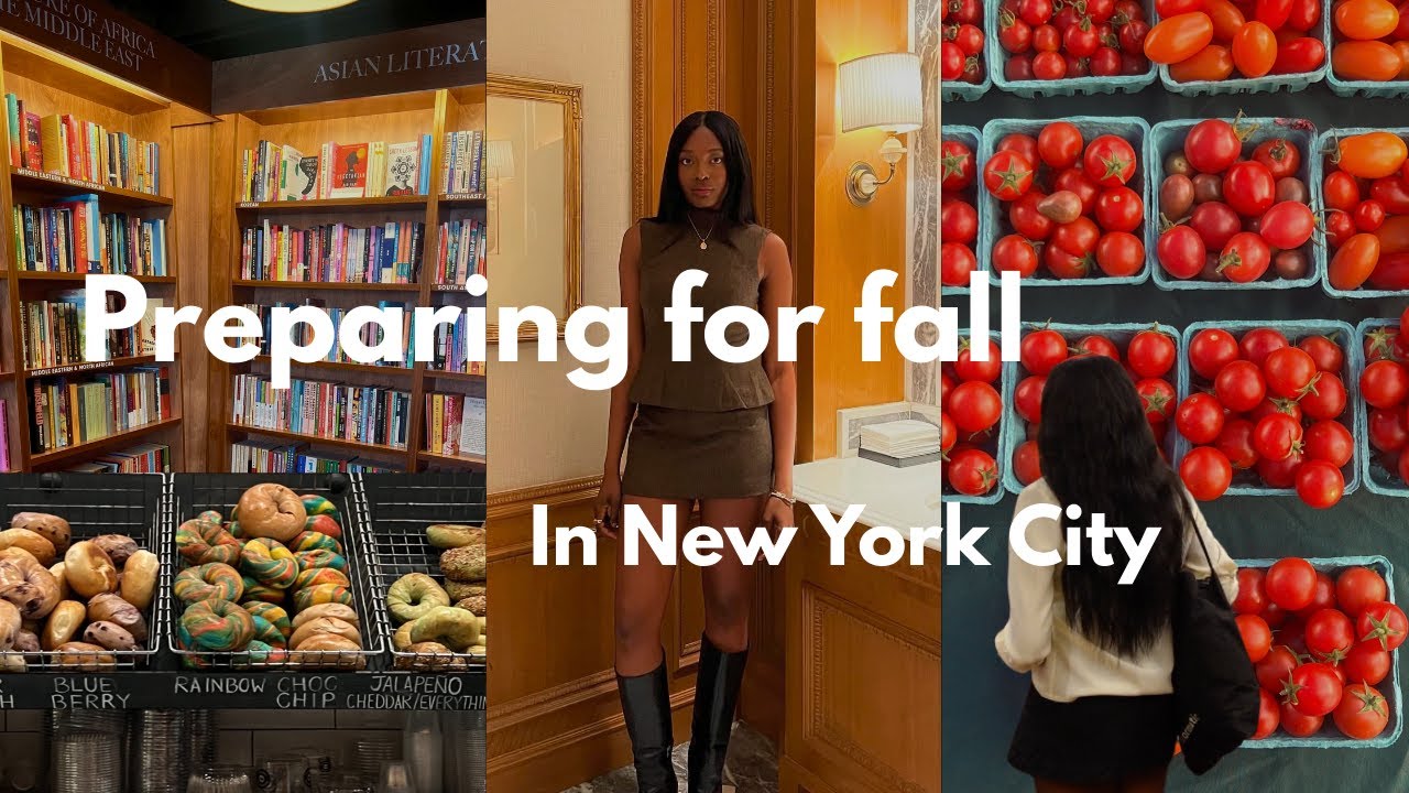 Preparing for Fall in NYC 🍂 Farmers Market, Cozy Bookstores & Fall Haul
