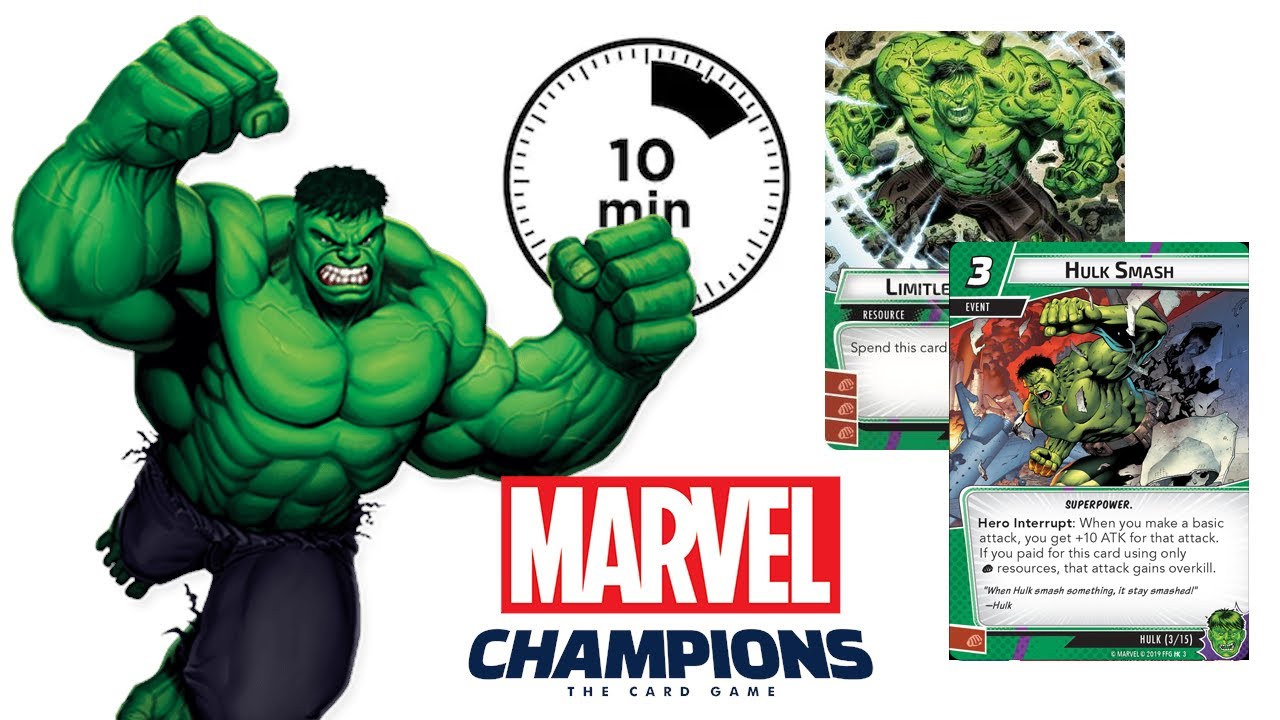 MARVEL CHAMPIONS | Aprende a jugar con Hulk en 10 minutos