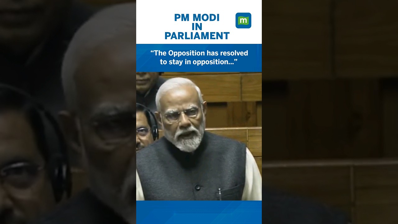 PM Modi Attacks Opposition in Parliament 