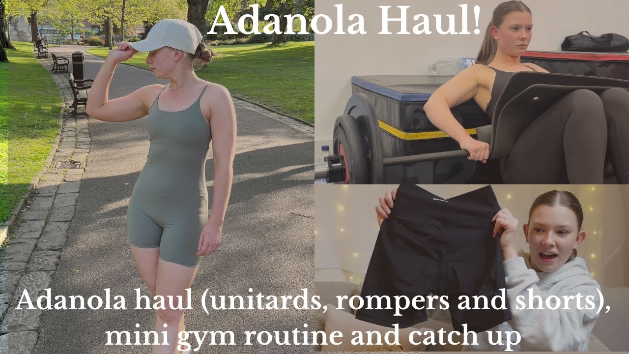 🤍 Adanola Try On Haul! Size 10 🤎 Reviews 🤍 My Favourite Gym Wear, and Typical Gym Routine 🤍