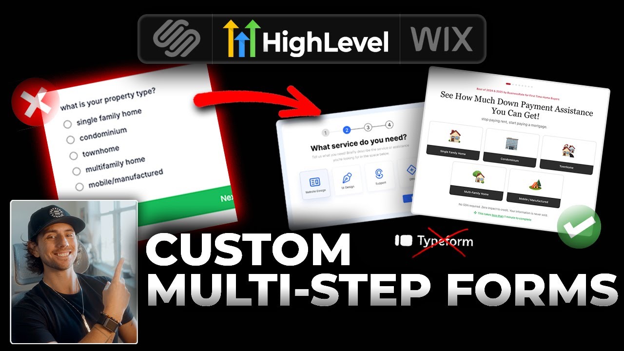Create Custom GoHighLevel Multi-Step Forms With AI! (NO Code and Easy) -v2