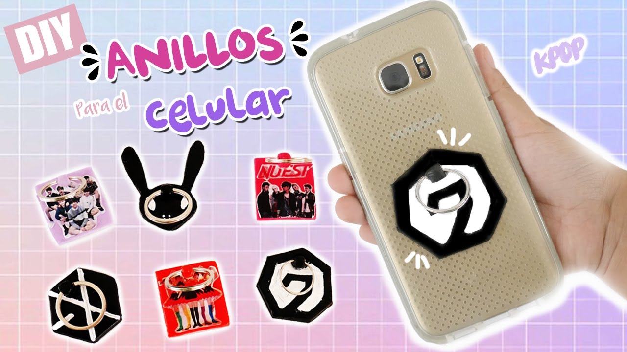 DIY K-POP : Haz tus propios anillos para celular (accesorios) de tus grupos favoritos