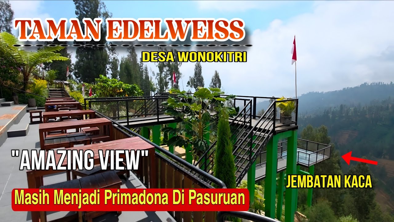 PESONA TAMAN EDELWEISS DESA WONOKITRI PASURUAN BEGITU MENGAGUMKAN