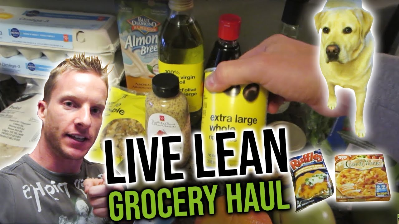 Grocery Haul To Stay Lean And Build Muscle (FITNESS FOODS) | LiveLeanTV