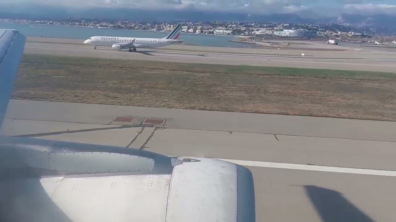 A320 Air France landing at Nice