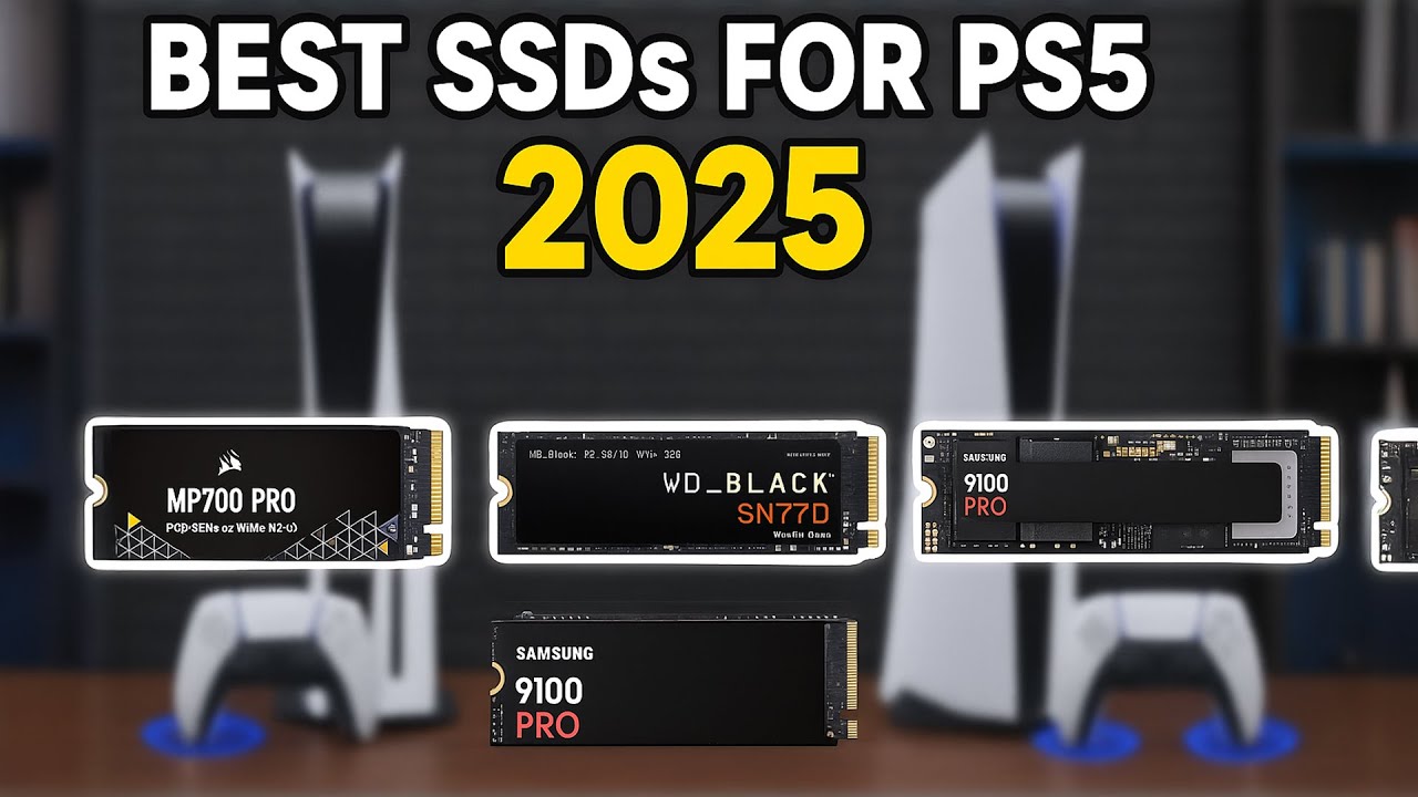 Top 5 Best SSDs for PS5 2025 (watch Before You Buy)
