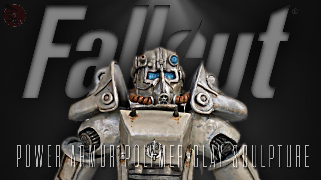 Fallout: from amazing games to TV series. Crafting Power Armor T-45 from Polymer Clay