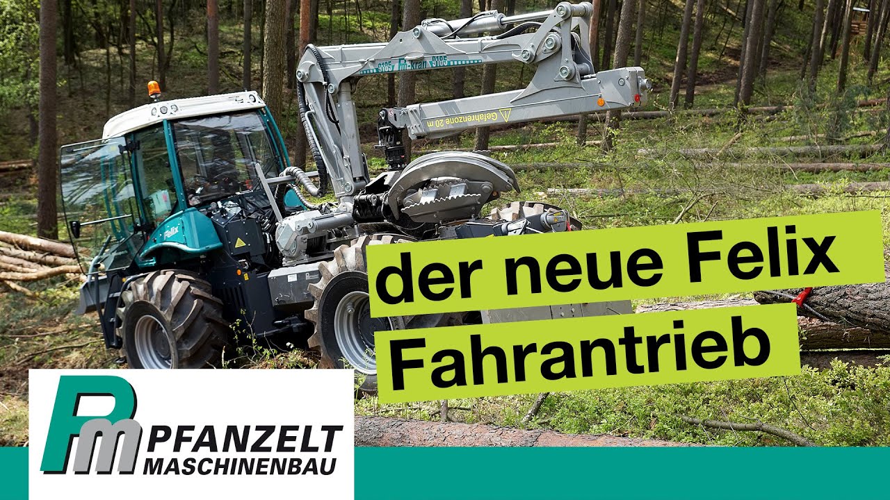 Der neue Pfanzelt Forstspezialschlepper Felix