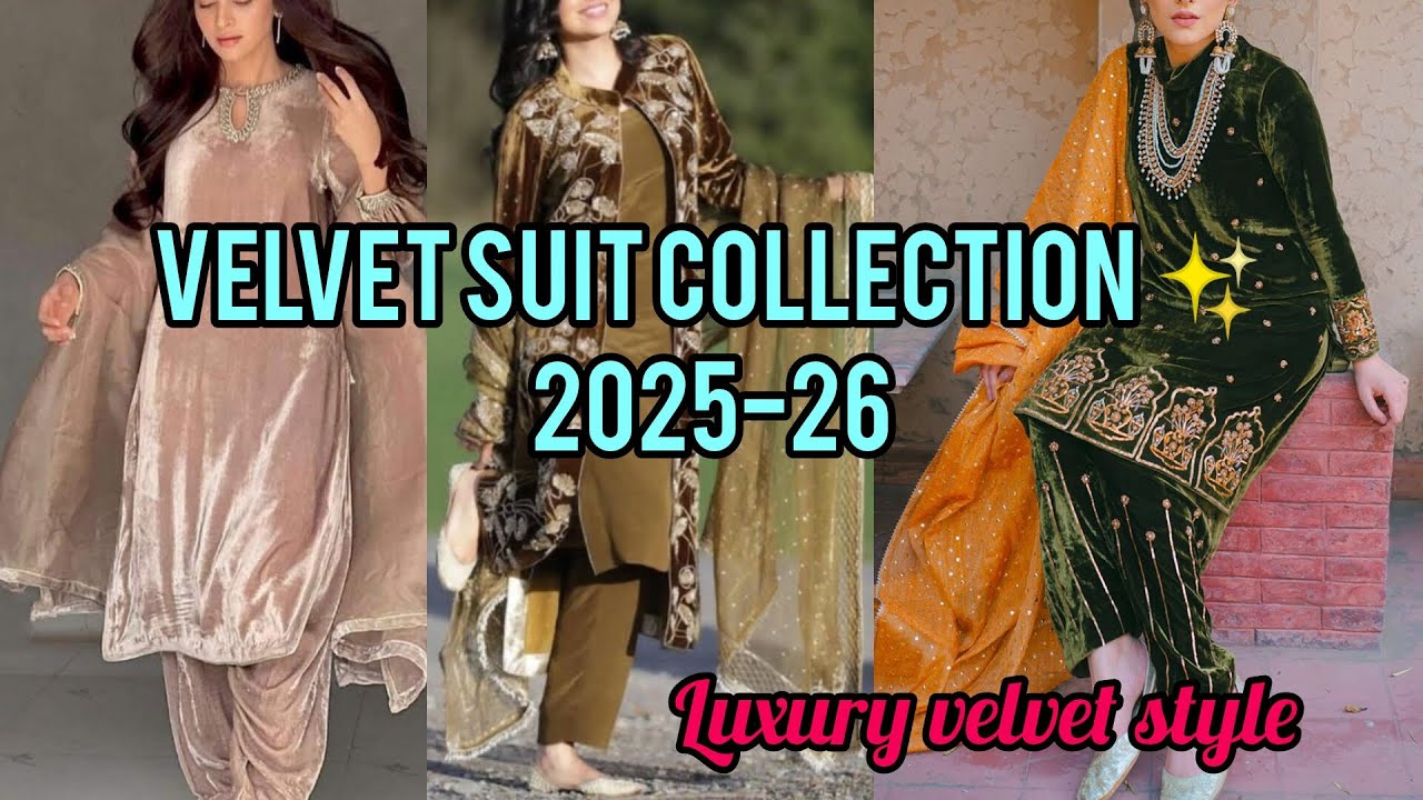 ❤️Velvet Suit Collection 2025 | Royal, Party & Daily Wear Looks ✨✨