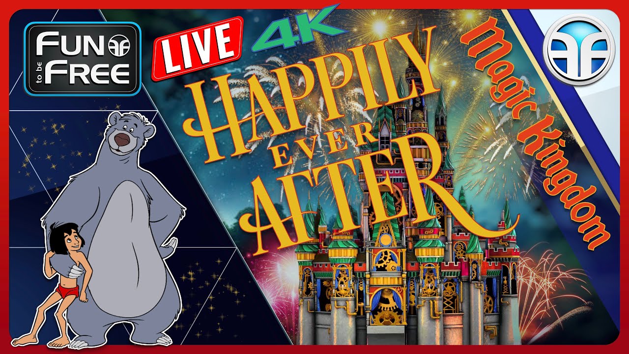 🔴 LIVE NOW: Happily Ever After – Magic Kingdom Fireworks 2026 (Walt Disney World) [4K]