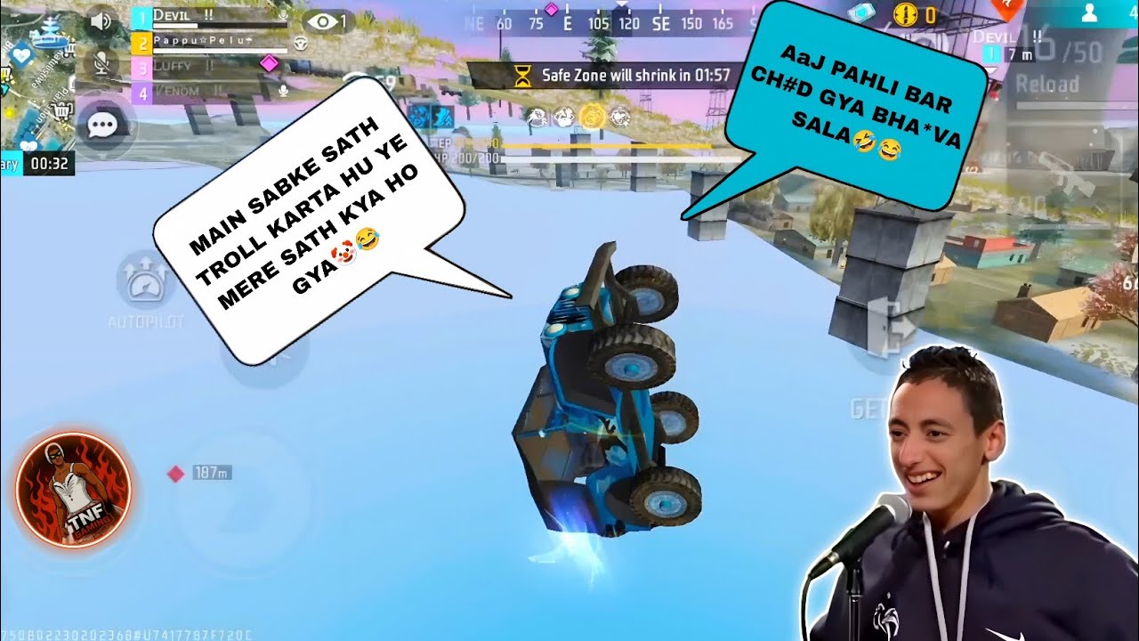 TROLLING RANDOM TEAMMATES 😂 || ARE SALA YE KYA HO GYA 🤡🤣 || FF FUNNY MOMENTS...