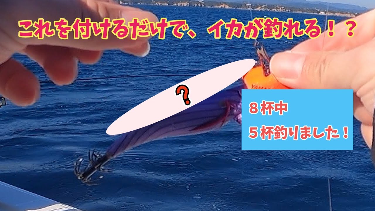 ティップランに新しいアイテム！？　月夜でも釣れました！