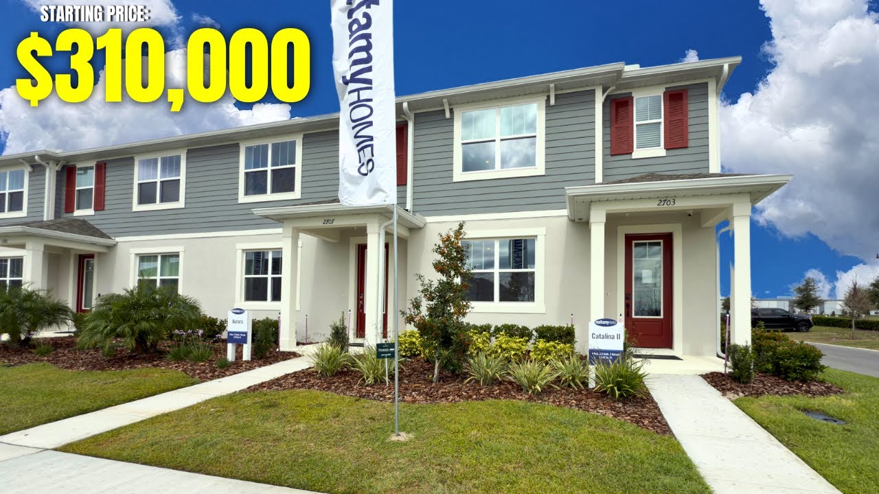 Tour 2 Beautiful AFFORDABLE  LUXURY New Construction Homes in Orlando  - Apopka Florida