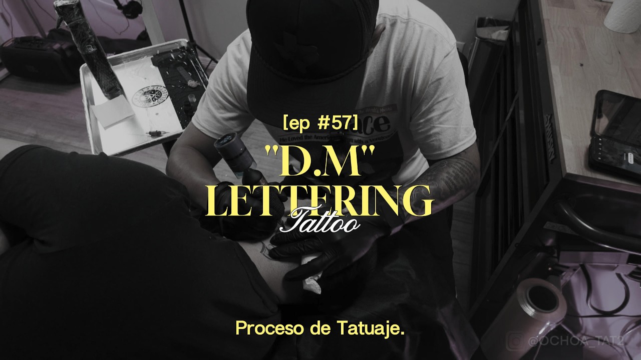 ''M.D'' | LETTERING TATTOO. EP. 57 #mcallentx #missiontx #956