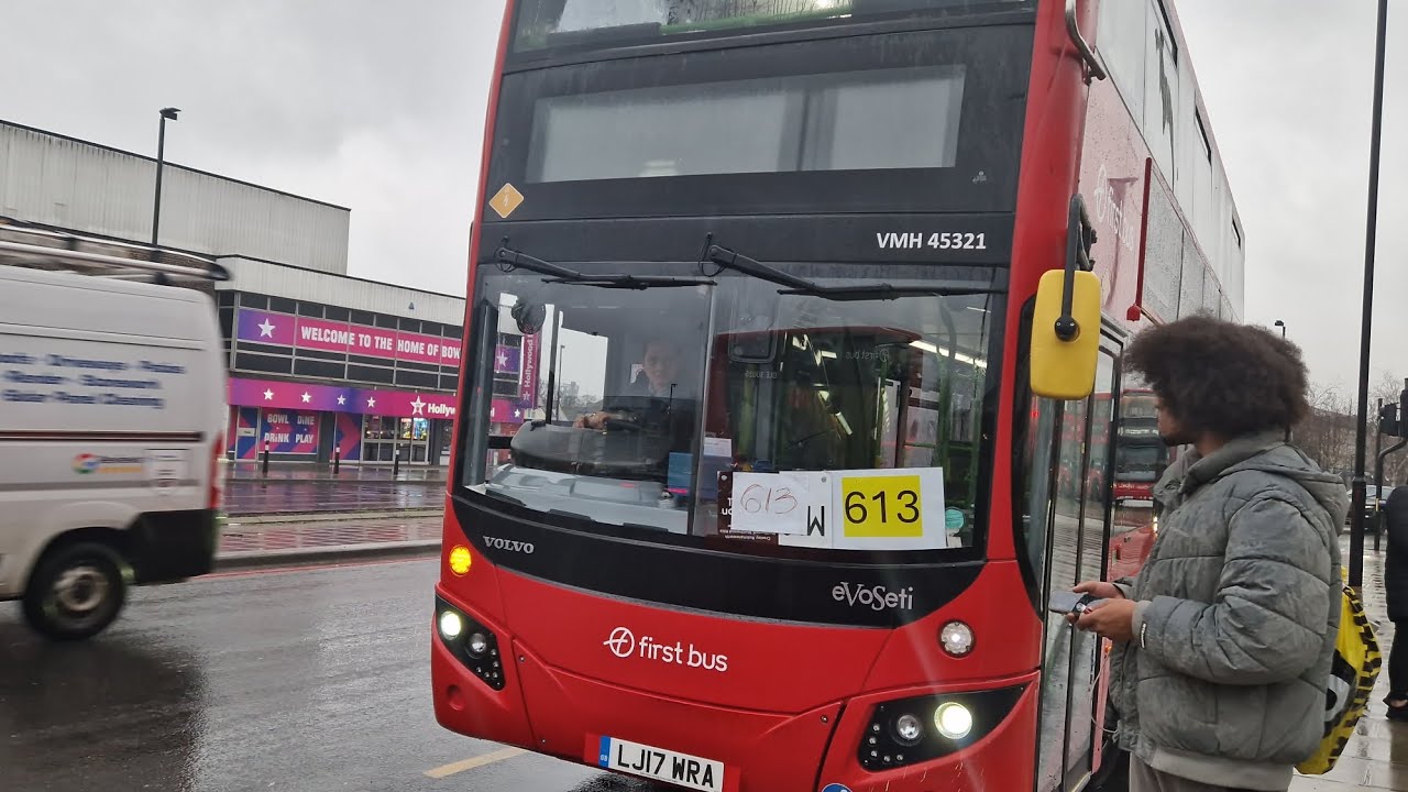 Journey on VMH45321 on Route 613 