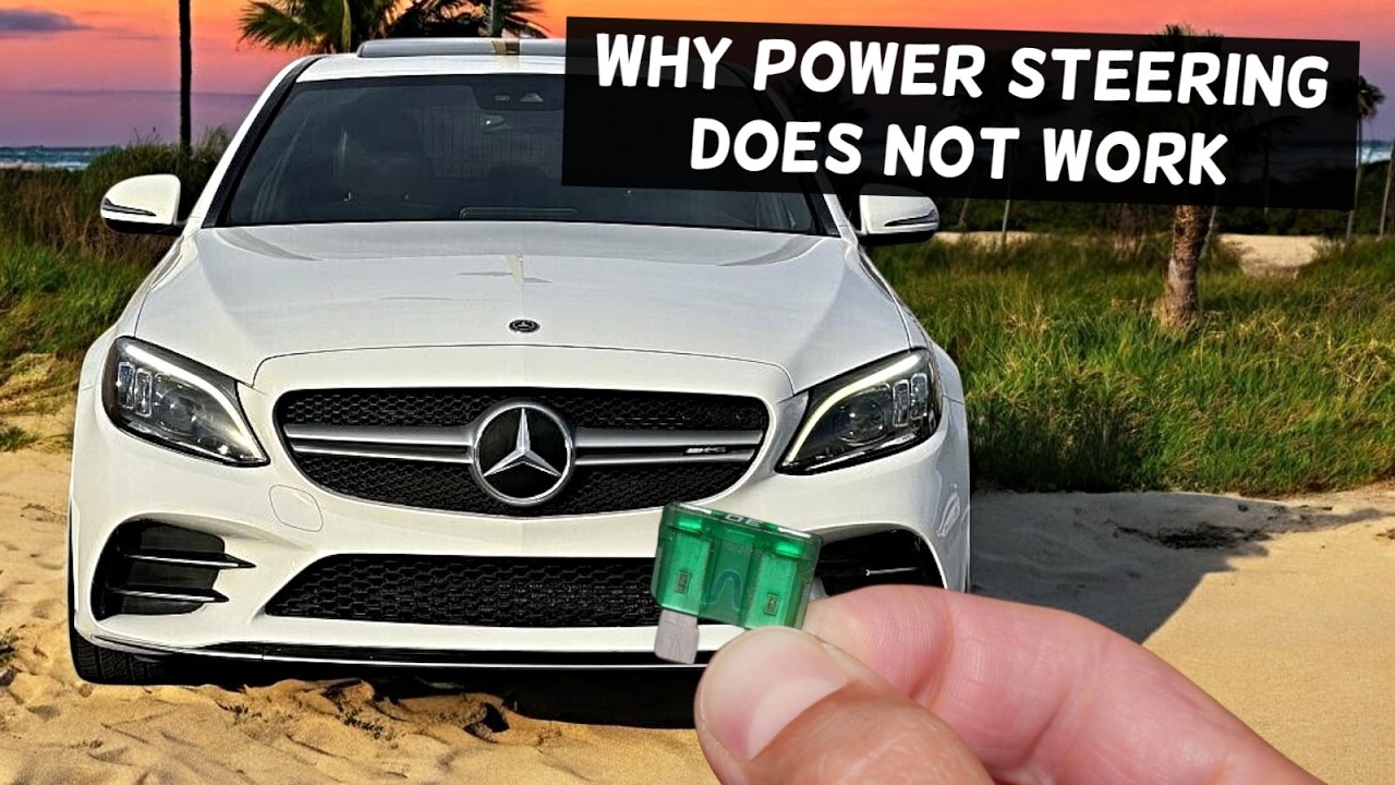 WHY POWER STEERING DOES NOT WORK MERCEDES W205 C300 C400 C450 C43 C63 C250 C200 C180 C160 C180d C200