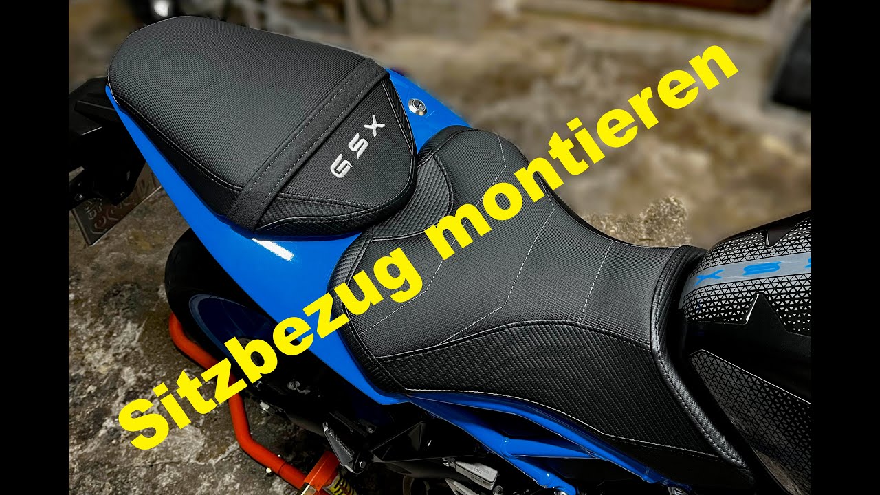 Suzuki GSX-8S Comfort Sitzbank Teil 2, Sattlerarbeit