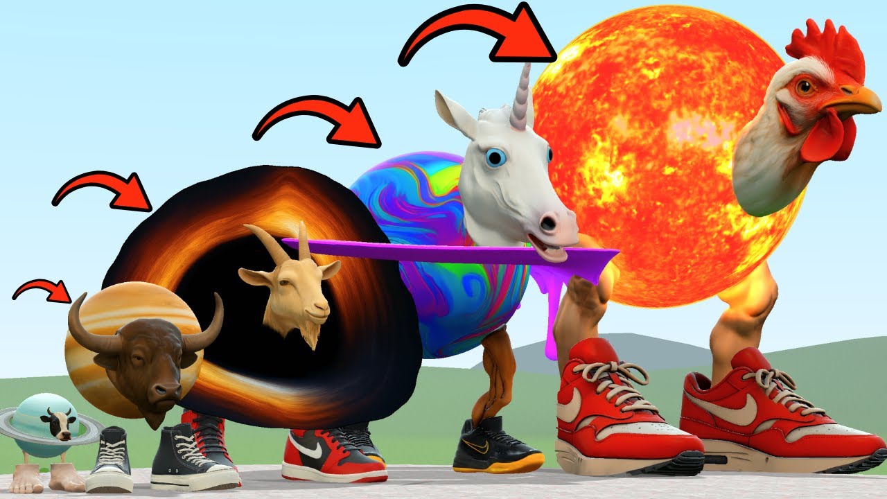 НОВАЯ ЭВОЛЮЦИЯ LA GALLINA SUPERNOVA SUPERNOVITA BRAINROT MEMES В Garry's Mod