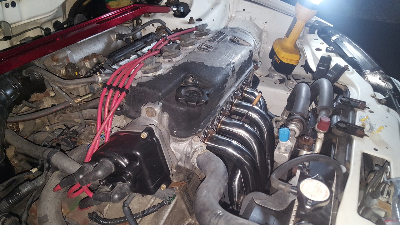 Honda Del Sol 1993 - 1997 Header install  ebay?!?!?!