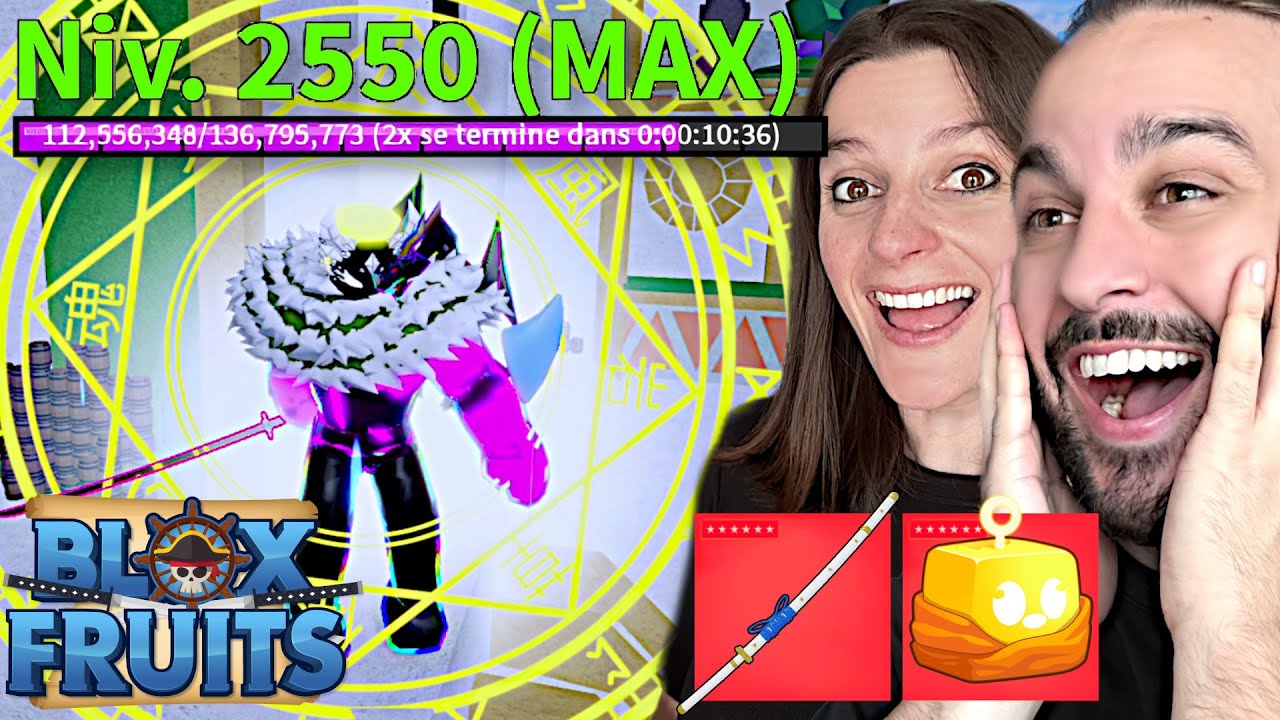 ON EST NIVEAU 2550 MAX SUR BLOX FRUITS ! LEVEL 2550 BLOX FRUIT