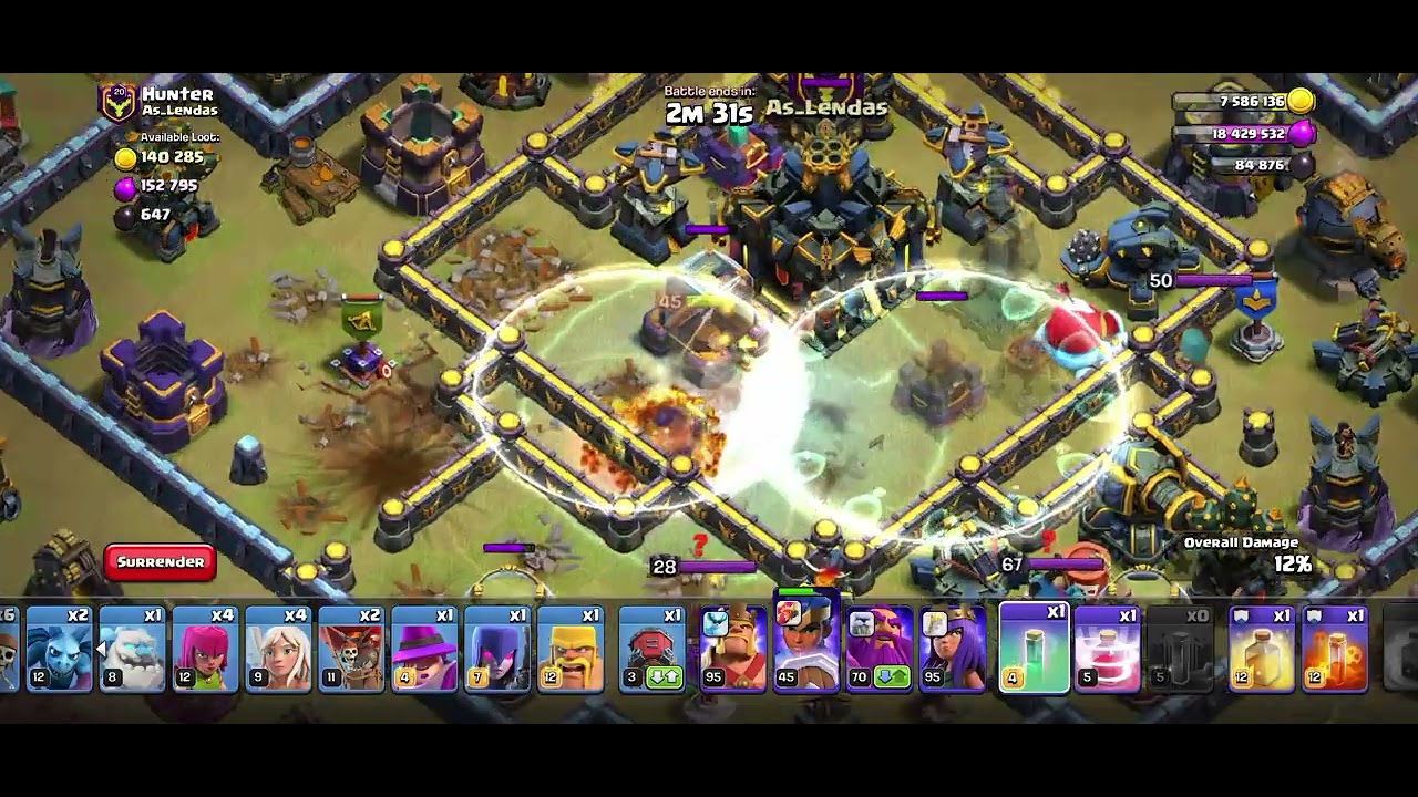 Best Clan war league attack strategy for TH16 to TH17 attacks. #clashofclans #clashofclans 