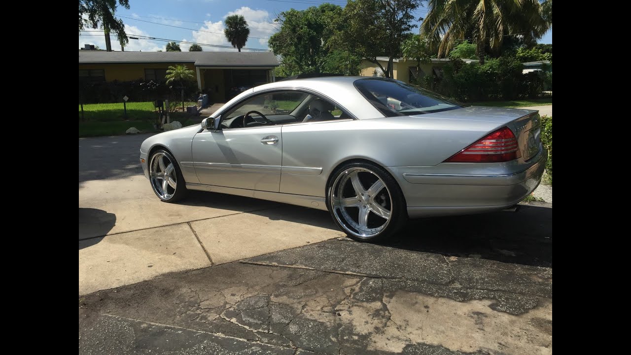 Mercedes on 22's  staggered three-piece rims wheels  Mddulare Forged M7 wheels