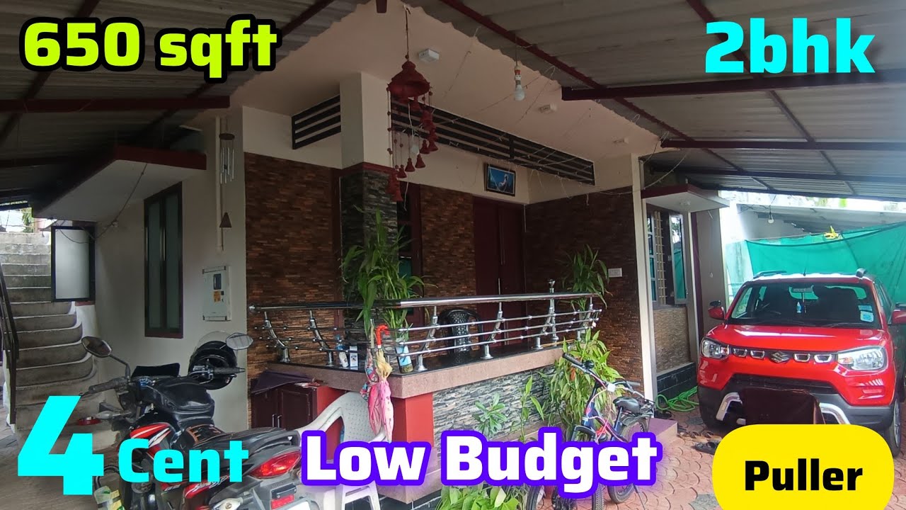 4cent, 650sqft, 2bhk Lowbudget 🏠 house, Pullur, Uragam, Thrissur dist..
