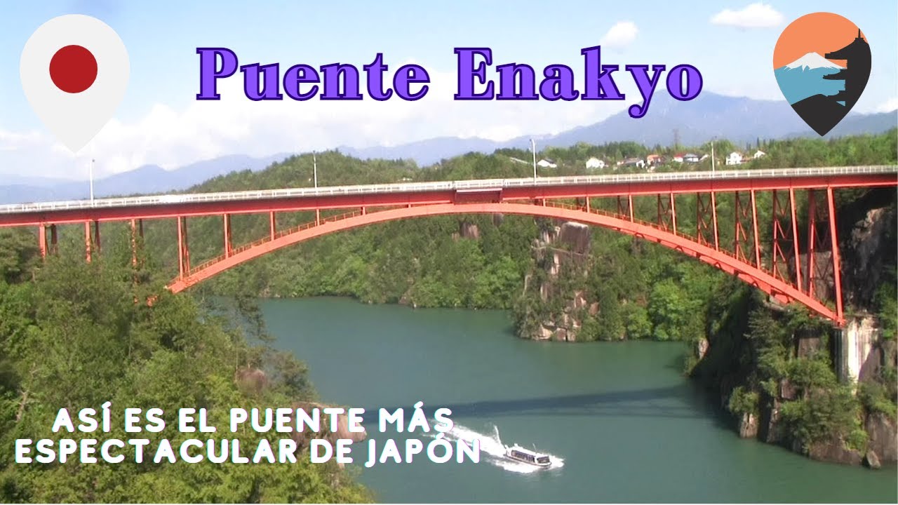 Cruce el puente Enakyo y disfrute de la vista del río Kiso, Una maravilla de la ingeniería.