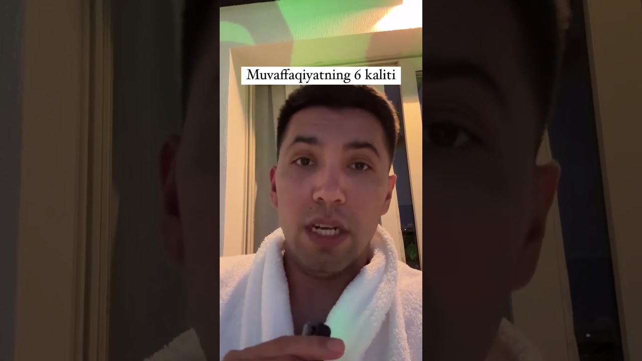 Muvaffaqiyat kaliti #davronbekturdiev #muvaffaqiyat #harakat #foydalimaslahat #haqiqat #intizom