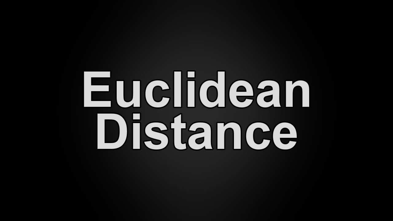 Euclidean Distance Explained in 60 Seconds | What is Euclidean Distance?
