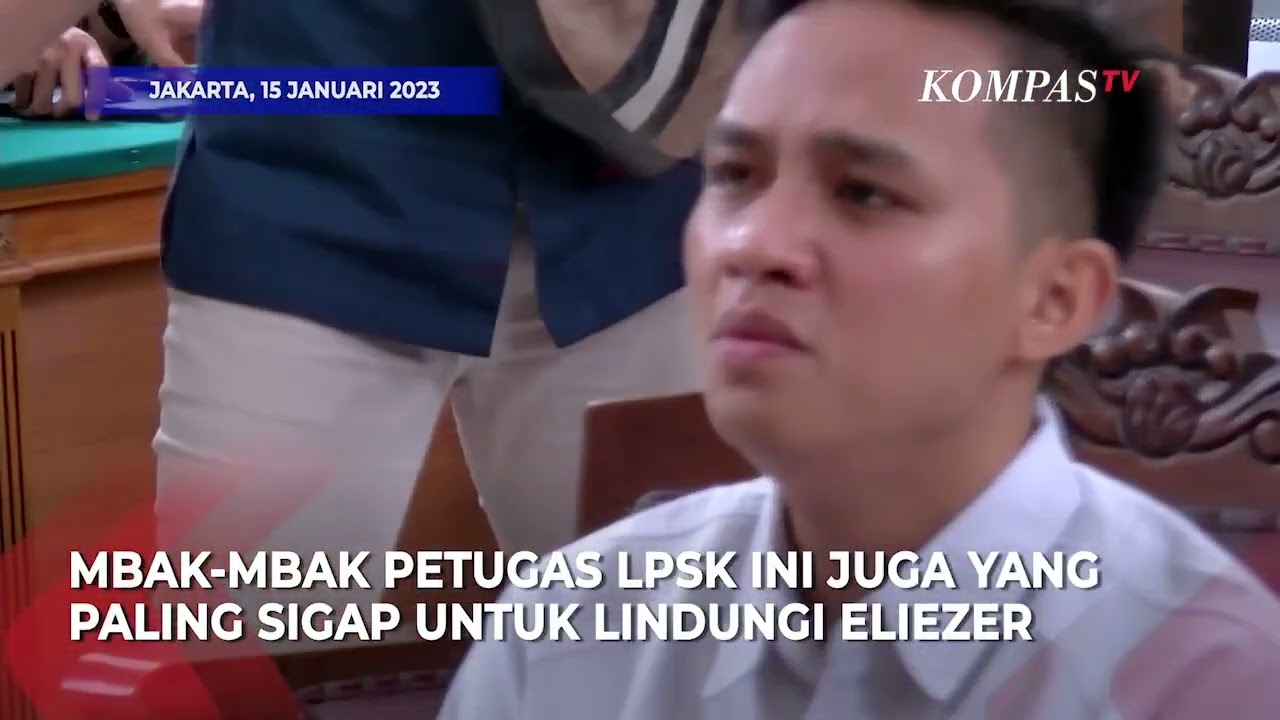 Viral! Momen Mbak Mbak LPSK Selalu Dampingi Eliezer, Paling Sigap Lindungi di Sidang Vonis