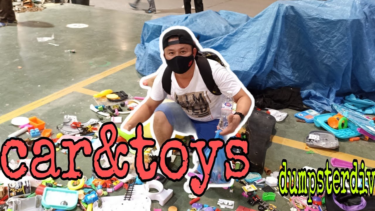 DUMPSTER DIVING|NAKAPULOT NG MARAMING LARUAN NAGKALAT LANG