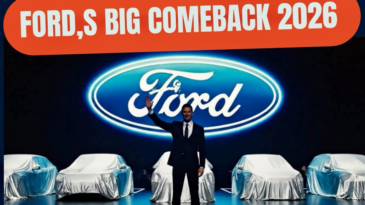 Генеральный директор Ford шокировал всех, представив 6 совершенно новых моделей 2026 года! Все бы...